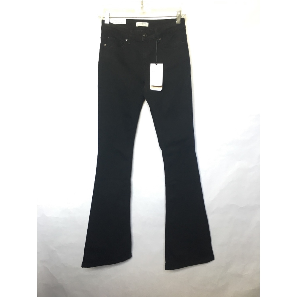 Zara Woman The Skinny Flare In Revolve Black - Picture 2 of 8